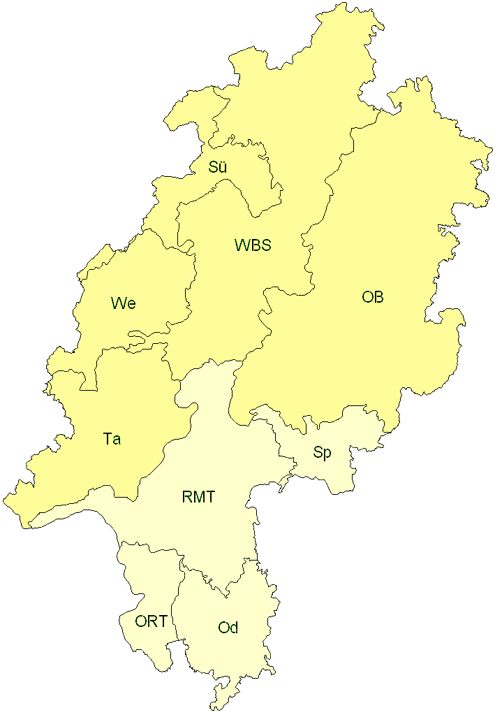 Verbreitung in Hessen Verbreitung in Hessen