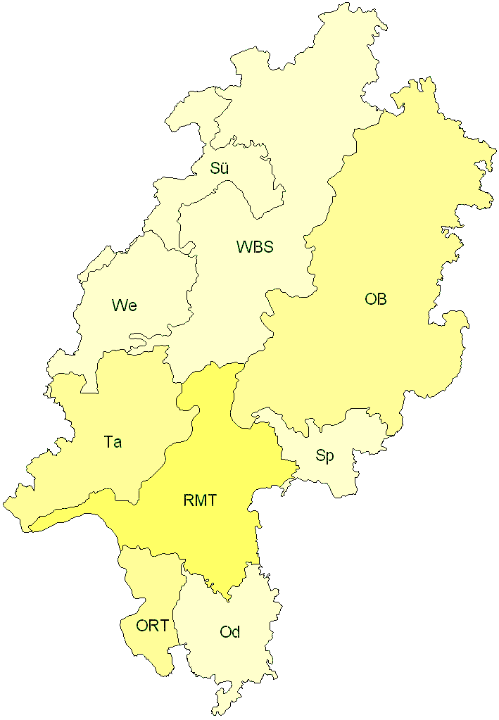 Verbreitung in Hessen