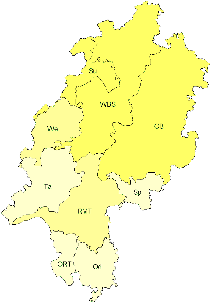 Verbreitung in Hessen