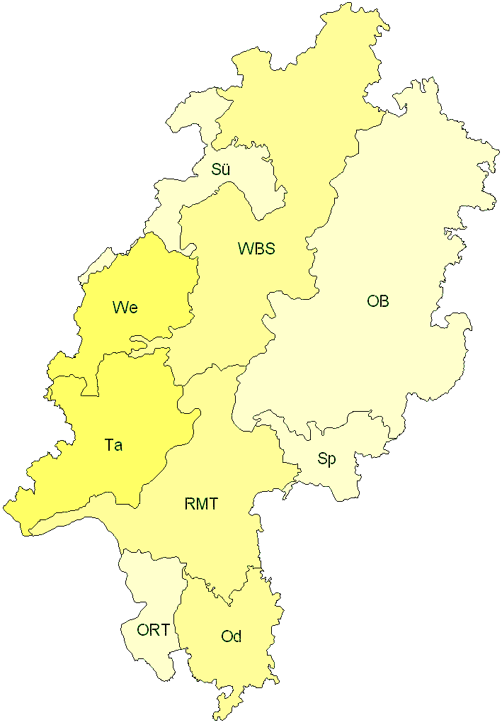 Verbreitung in Hessen