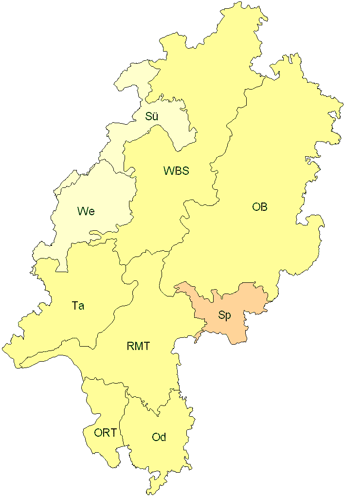 Verbreitung in Hessen