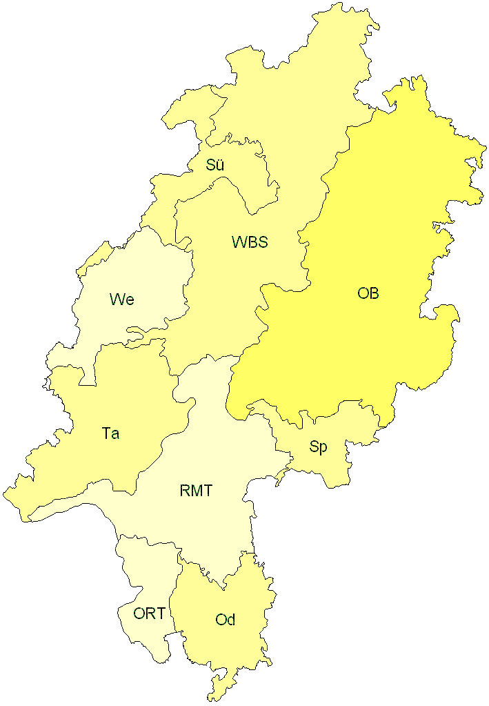 Verbreitung in Hessen