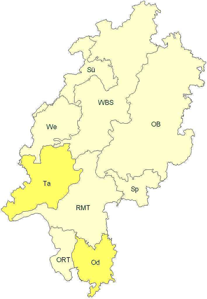 Verbreitung in Hessen