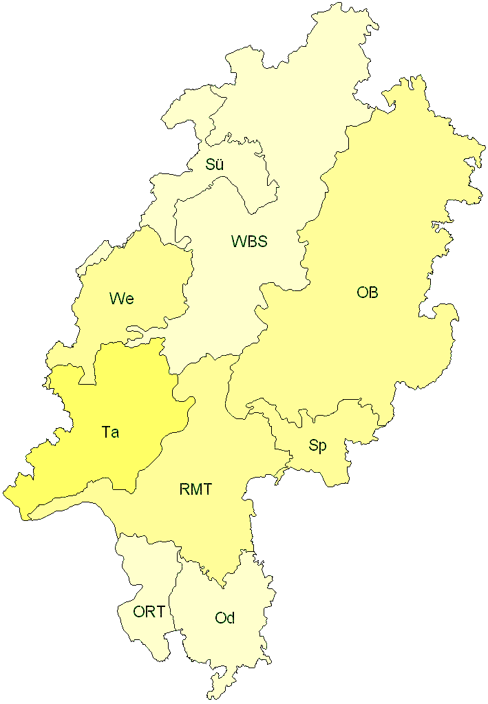 Verbreitung in Hessen