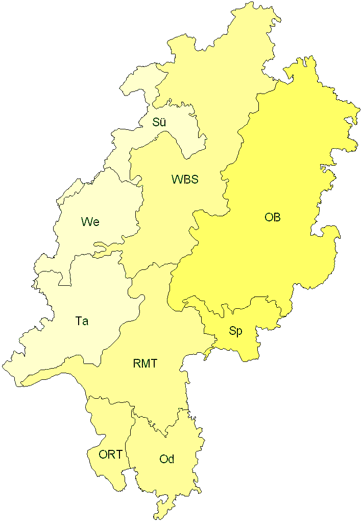 Verbreitung in Hessen