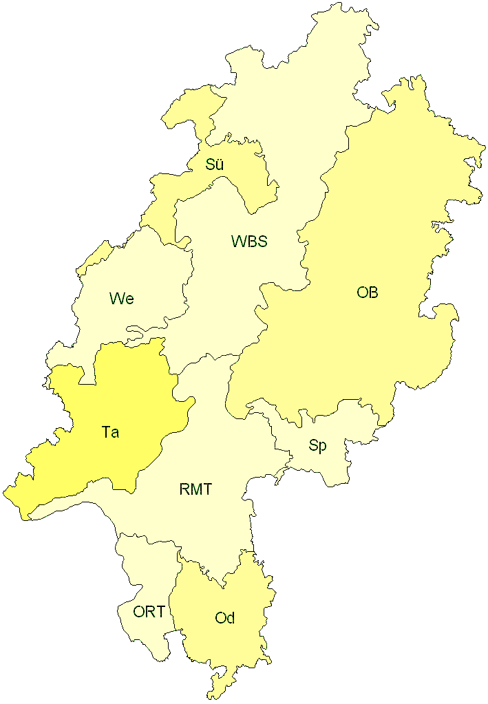 Verbreitung in Hessen