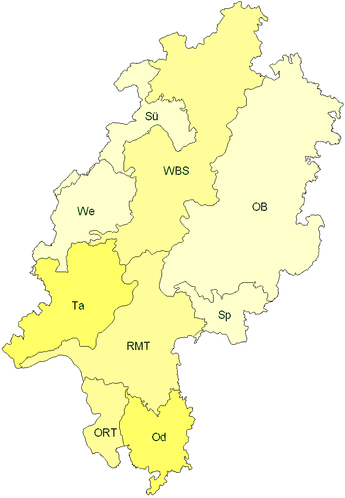 Verbreitung in Hessen