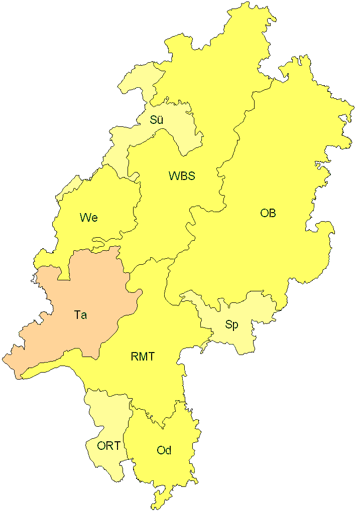 Verbreitung in Hessen