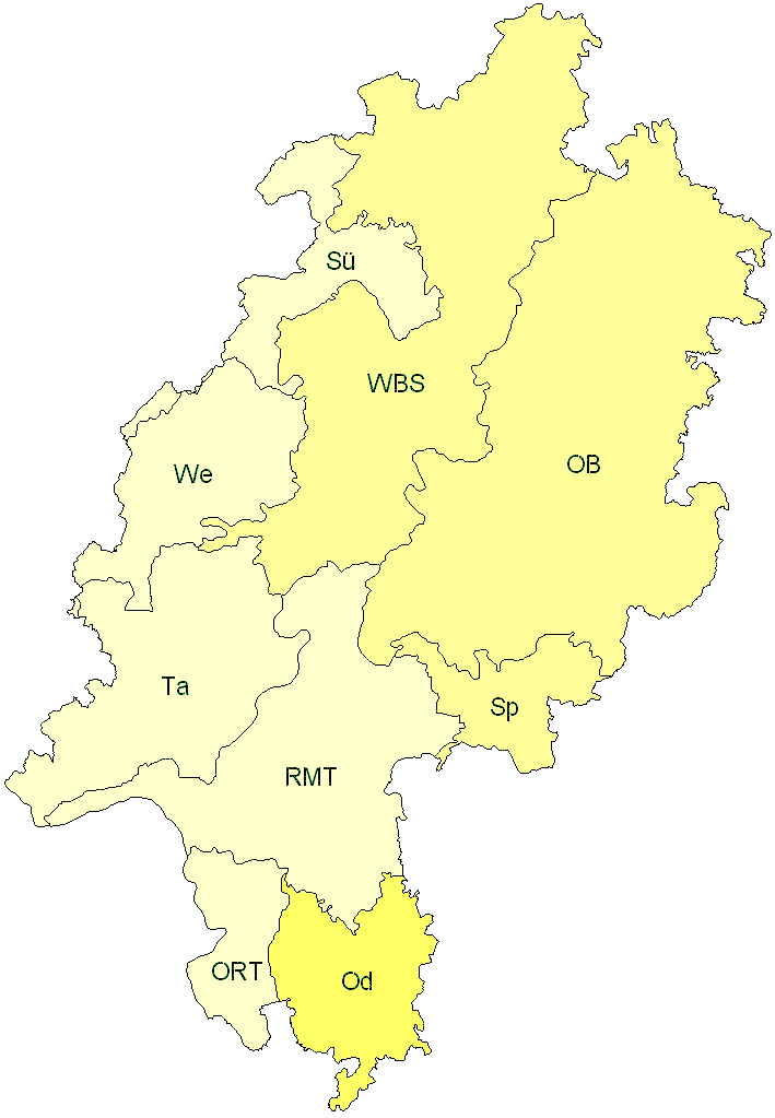 Verbreitung in Hessen