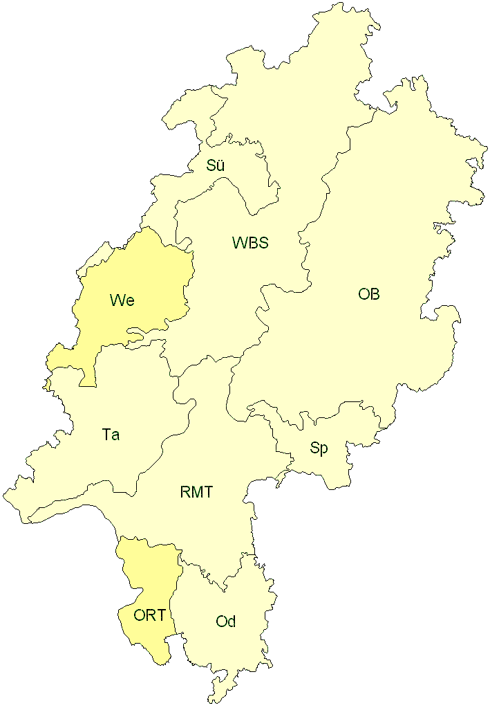 Verbreitung in Hessen