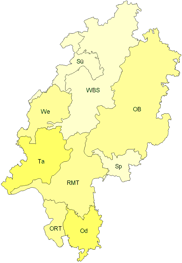 Verbreitung in Hessen