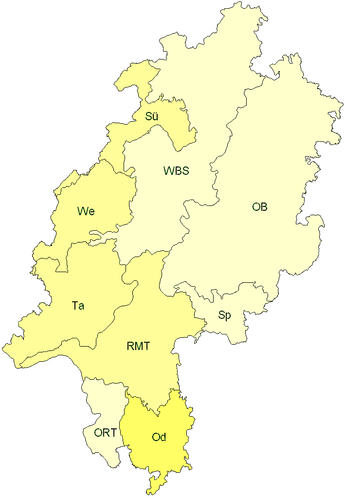 Verbreitung in Hessen