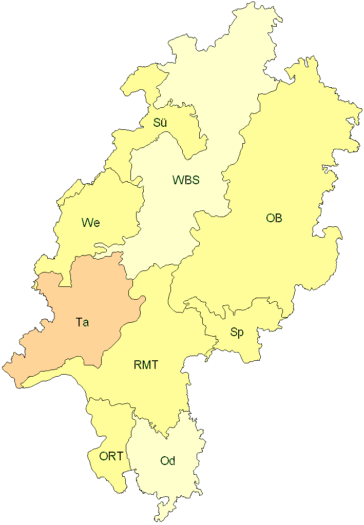 Verbreitung in Hessen Verbreitung in Hessen