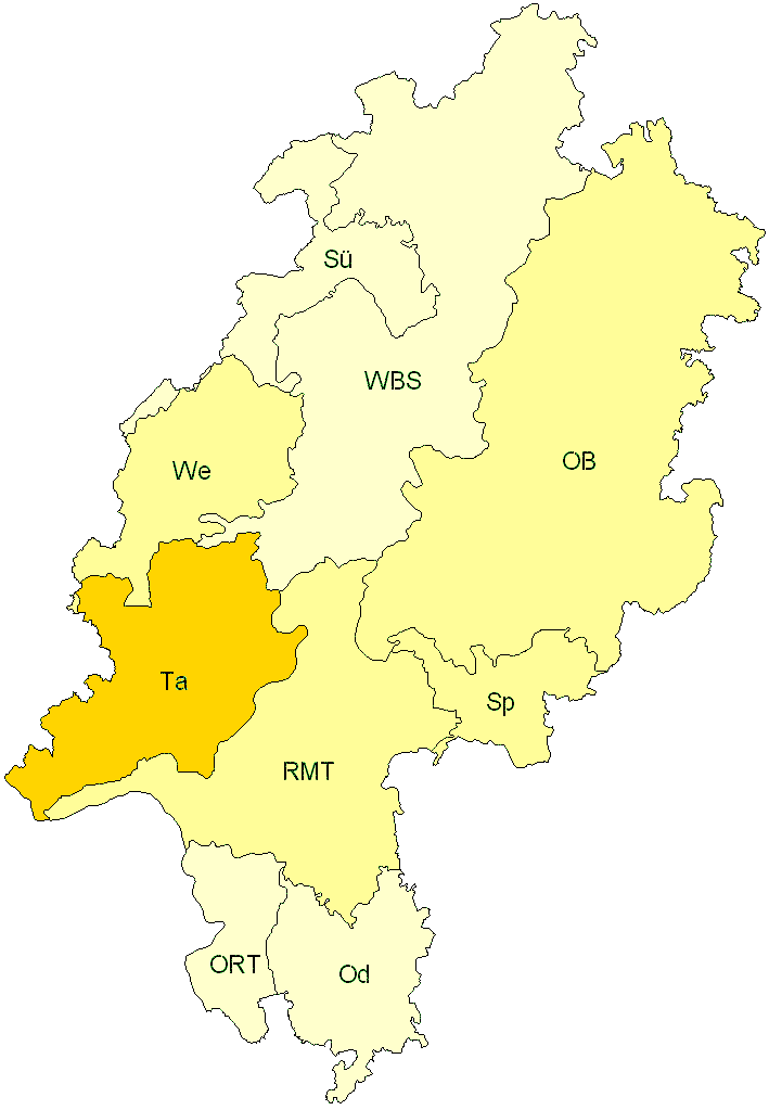 Verbreitung in Hessen