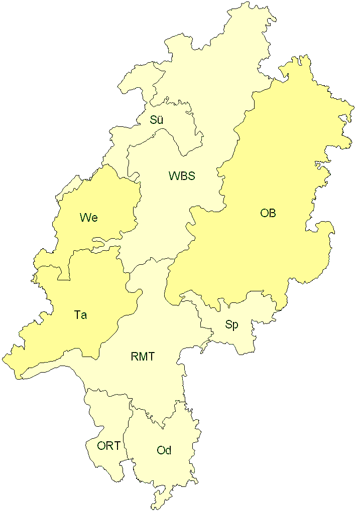 Verbreitung in Hessen
