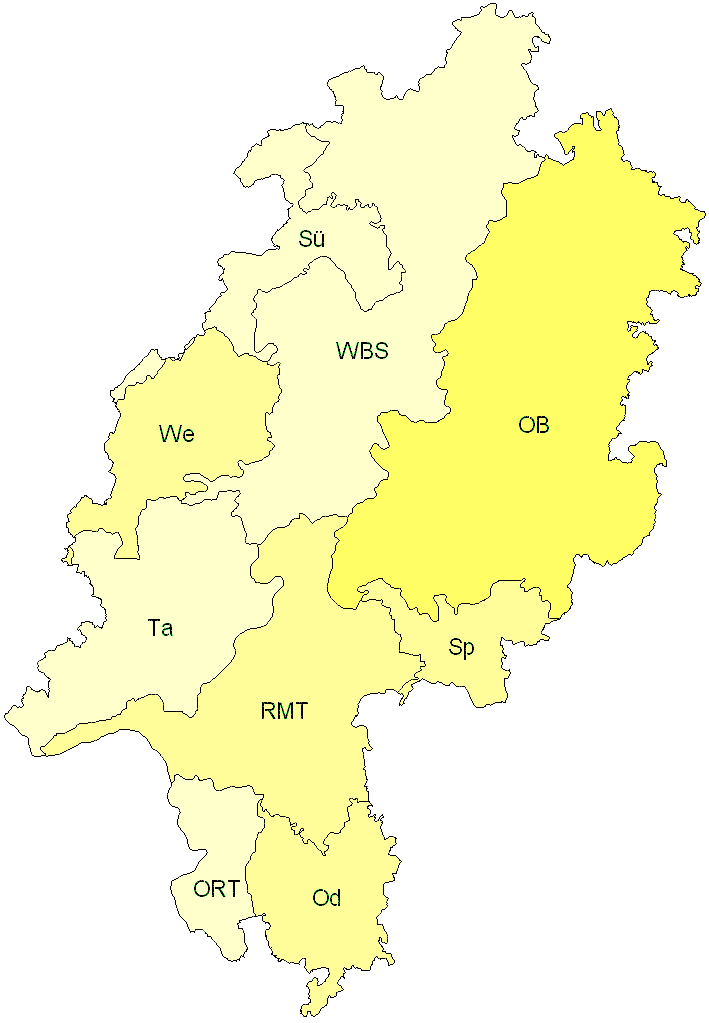 Verbreitung in Hessen