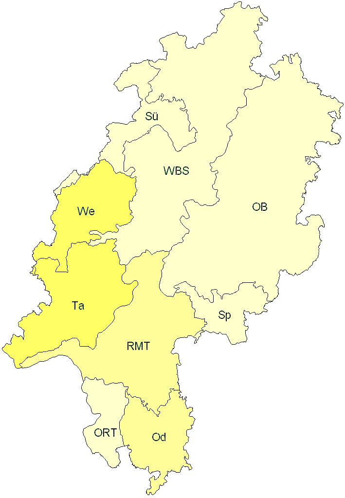 Verbreitung in Hessen