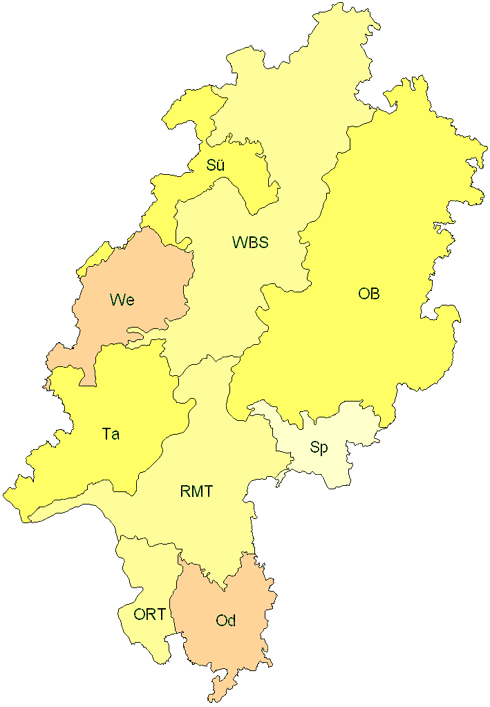 Verbreitung in Hessen