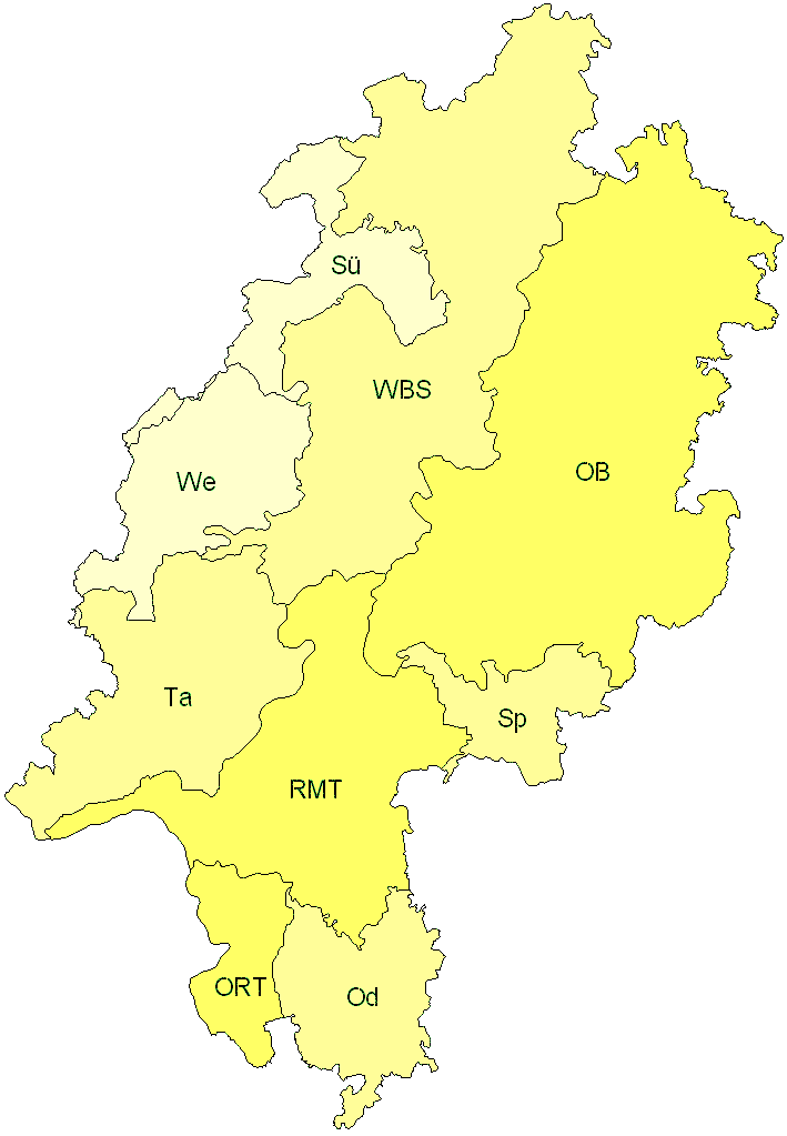 Verbreitung in Hessen