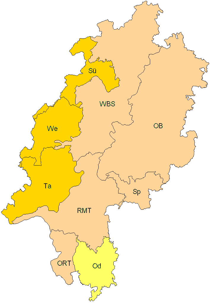 Verbreitung in Hessen