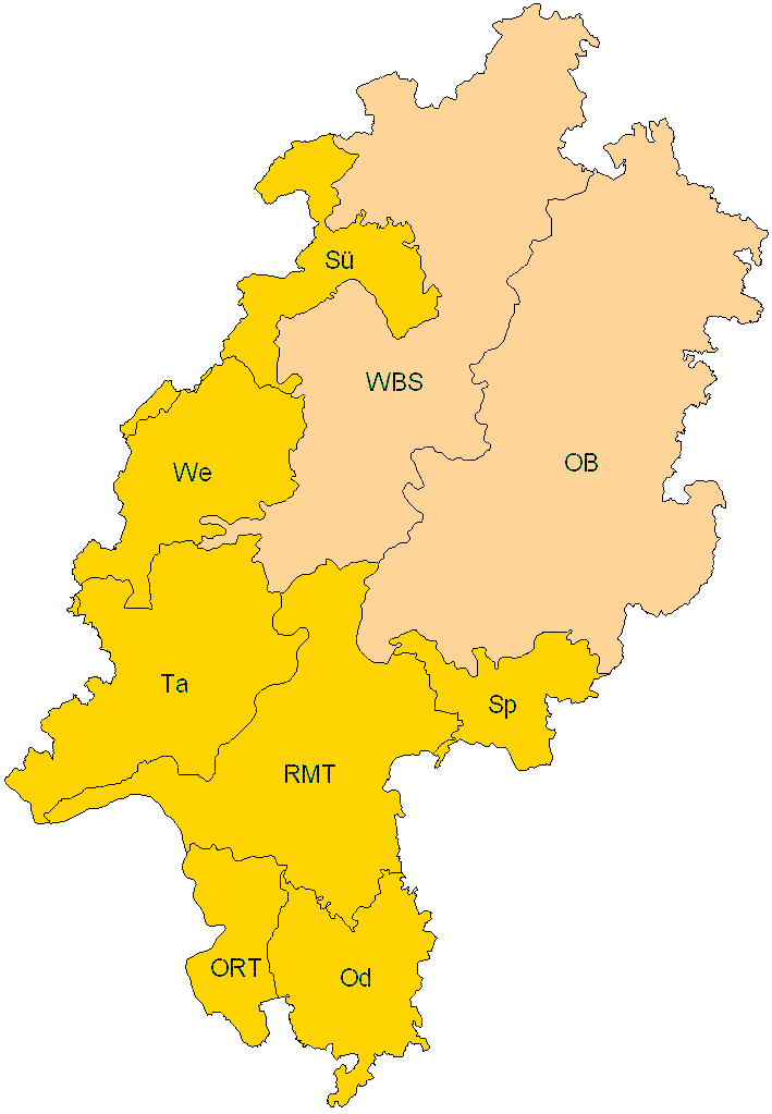 Verbreitung in Hessen Verbreitung in Hessen