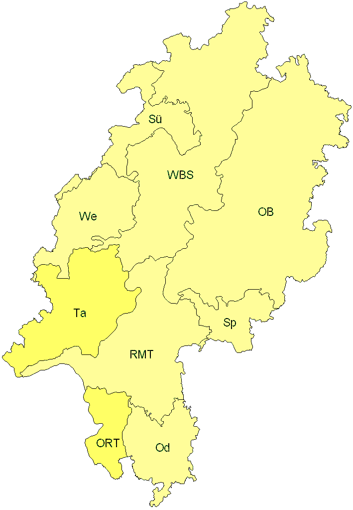 Verbreitung in Hessen