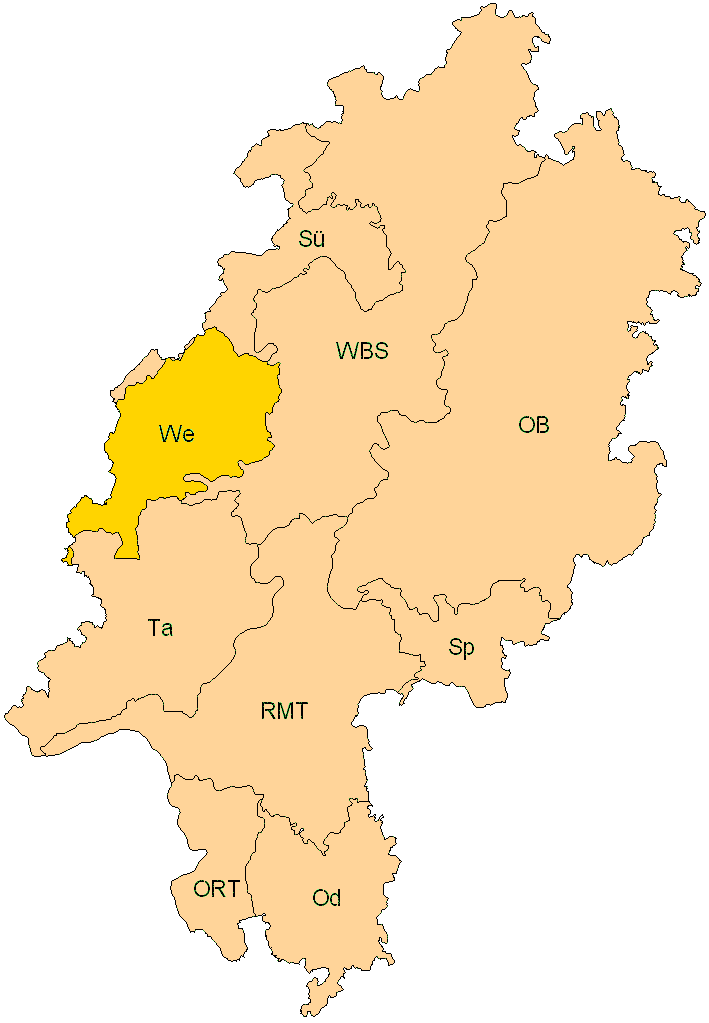 Verbreitung in Hessen Verbreitung in Hessen