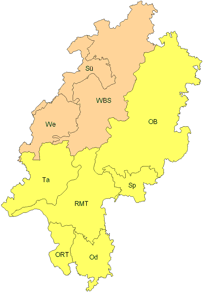 Verbreitung in Hessen Verbreitung in Hessen