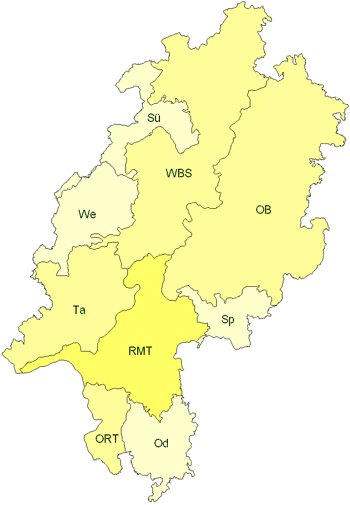 Verbreitung in Hessen