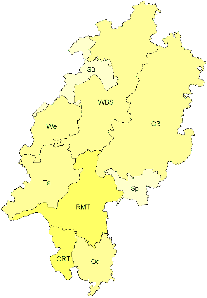 Verbreitung in Hessen