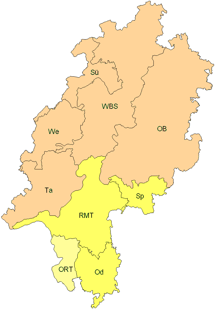 Verbreitung in Hessen Verbreitung in Hessen