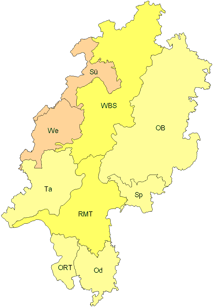 Verbreitung in Hessen Verbreitung in Hessen
